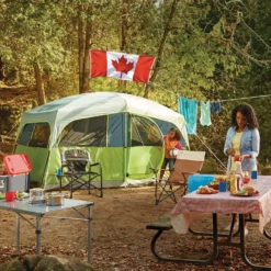 Woods Easy Fold Portable Folding Family Camping Table For Cooking & Dining W/ Carry Bag 15 Woods Easy Fold Portable Folding Family Camping Table For Cooking & Dining W/ Carry Bag -Wander Camp Shop coleman prairie trail fast pitch cabin tent 8 person 56274ddc 6c33 4d37 bb04 662fc71d8976 1