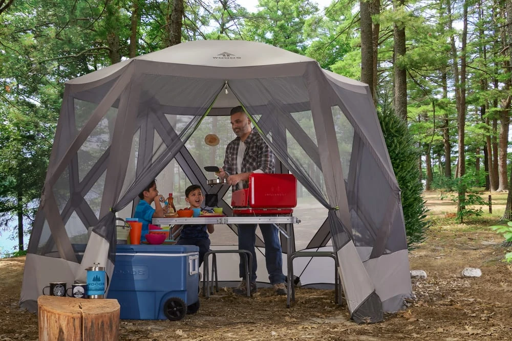 Woods Boreal Wheeled Camping Cooler, 130 Can Capacity, 100-L, Blue 4 Woods Boreal Wheeled Camping Cooler, 130 Can Capacity, 100-L, Blue - Image 3