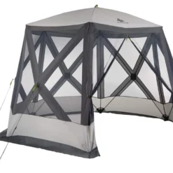 Woods Lodge Instant Pop-Up Screen House/Canopy Tent/Gazebo Camping Shelter, 11-ft X 9-ft -Wander Camp Shop woods 12x10 screen hub 9709c0df dc2c 4cfc b504 7adb4f4662cf