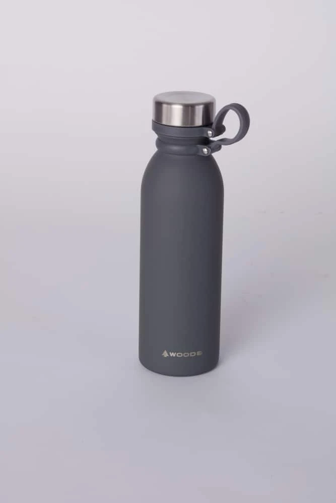Woods™ Stainless Steel Insulated Rubberized Water Bottle, Assorted Colours, 600mL 11 Woods™ Stainless Steel Insulated Rubberized Water Bottle, Assorted Colours, 600mL - Image 9