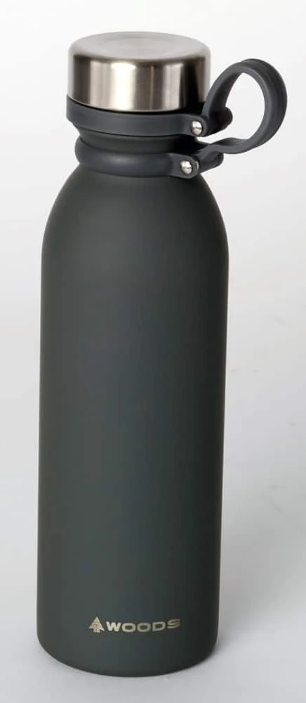 Woods™ Stainless Steel Insulated Rubberized Water Bottle, Assorted Colours, 600mL 10 Woods™ Stainless Steel Insulated Rubberized Water Bottle, Assorted Colours, 600mL - Image 8
