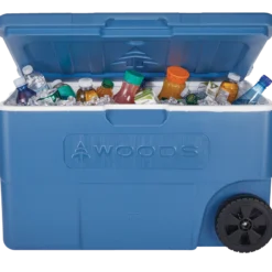 Woods Boreal Cooler, 65-L, Blue -Wander Camp Shop woods 65l cooler 051baae7 bbb7 425d 922f 96838d14b970