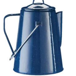 Woods™ Founder Enamel Camping Coffee Percolator, 9-Cups -Wander Camp Shop woods 9 cup coffee pot enamel f4841da9 93a2 499e a893 523729bcd65c