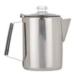 Woods™ Daybreak Stainless Steel Camping Coffee Percolator, 9-Cups -Wander Camp Shop woods 9 cup stainless steel percolator 1a0f779e 9a1a 486a 9404 ab7b11510091