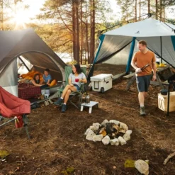 Woods™ Antares Rechargeable LED Camping Lantern W/ USB Ports & LED Indicator, 500 Lumens -Wander Camp Shop woods a frame 6 person tent acb2c2f4 5504 43e3 8873 536ed6658897 2