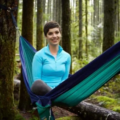 Woods Backpacker Single-Person Nylon Outdoor Camping Hammock W/ Tree Wraps & Carry Bag -Wander Camp Shop woods backpacker hammock 15df86de e13e 4d4e a756 2f35eaa5f852