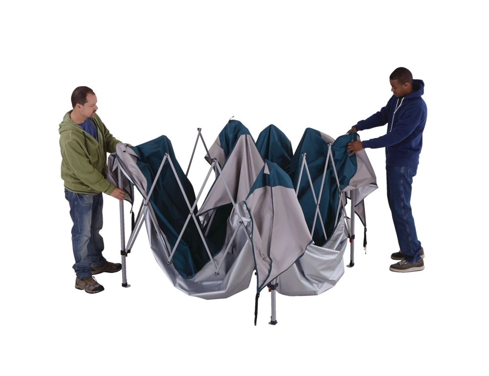 Woods Big Top Portable Instant Pop-Up Sun Shelter Canopy Tent W/ Wheeled Carry Bag, 10-ft X 10-ft 5 Woods Big Top Portable Instant Pop-Up Sun Shelter Canopy Tent W/ Wheeled Carry Bag, 10-ft X 10-ft - Image 3