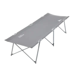 Woods Instant Standard Portable Folding Camping Cot Bed W/ Carry Case, Supports 300 Lbs, Grey