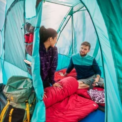 Woods Refuge 3-Season, 6-Person, 2-Room Easy Set-Up Camping Tent W/ Divider, Vestibule & Carry Bag 25 Woods Refuge 3-Season, 6-Person, 2-Room Easy Set-Up Camping Tent W/ Divider, Vestibule & Carry Bag -Wander Camp Shop woods chilkoot 40l 3020699a 12cf 4fe6 938b a89e06bd550c