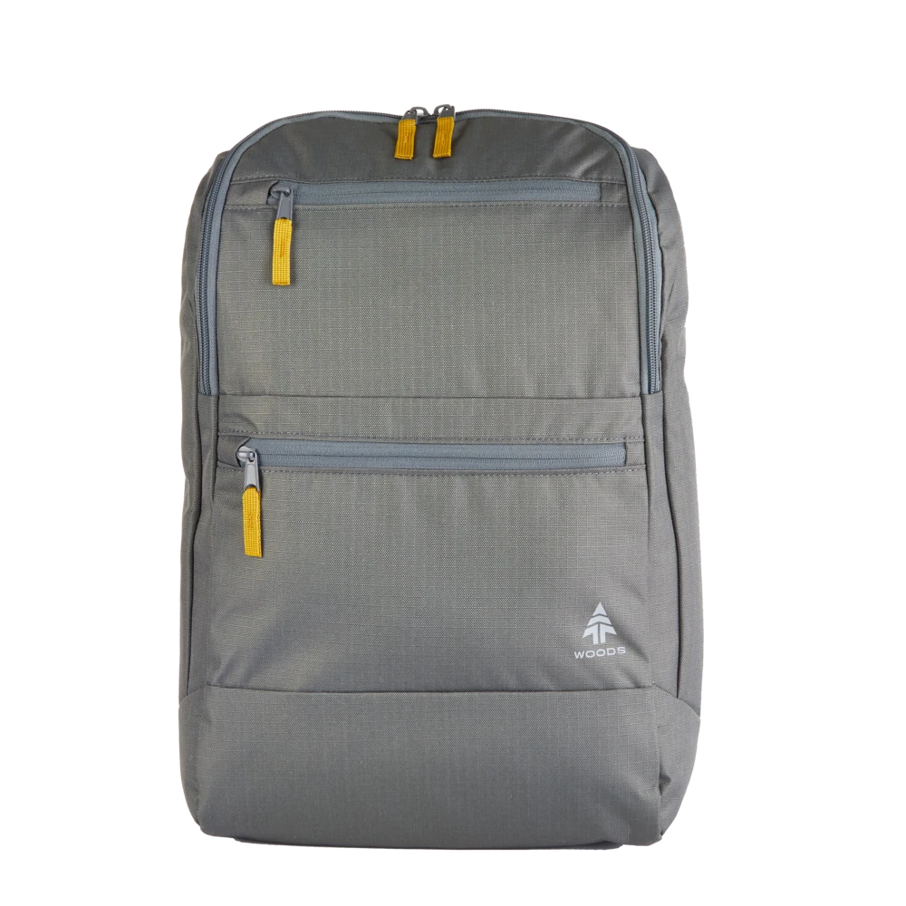 Woods Commuter Daypack, Recycled Compact Laptop Backpack For Travel/Work/School, Assorted, 18-L 4 Woods Commuter Daypack, Recycled Compact Laptop Backpack For Travel/Work/School, Assorted, 18-L - Image 2
