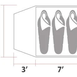 Woods Creekside 3-Season, 3-Person Camping Dome Tent W/ Canopy/Awning, Rain Fly & Carry Bag -Wander Camp Shop woods creekside 3 person tent cf626631 45a4 4019 b518 770a37273c7b