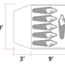 Woods Creekside 3-Season, 6-Person Camping Dome Tent W/ Canopy/Awning, Rain Fly & Carry Bag -Wander Camp Shop woods creekside 6 person tent dfdbd1dc 698c 45fd a566 84455a8671ba