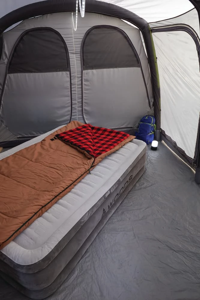 Woods Queen DreamTech Comfort Cell Double-High Inflatable Air Mattress/Airbed W/ Built-In 120V Pump 11 Woods Queen DreamTech Comfort Cell Double-High Inflatable Air Mattress/Airbed W/ Built-In 120V Pump - Image 9