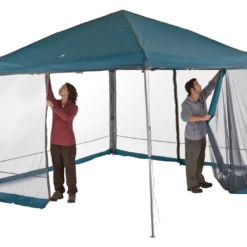 Woods Reign Instant 2-Door Screen House/Canopy Tent/Gazebo Camping Shelter, 12-ft X 12-ft -Wander Camp Shop woods easy up gazebo 12 x 12 ft 34c0ed03 7ec1 4c6b aca7 647140e90710