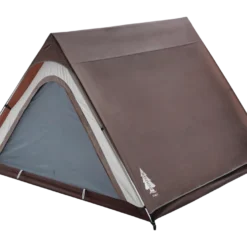 Woods A-Frame 3-Season, 3-Person Camping Tent W/ 2-Doors, Rain Fly & Carry Bag