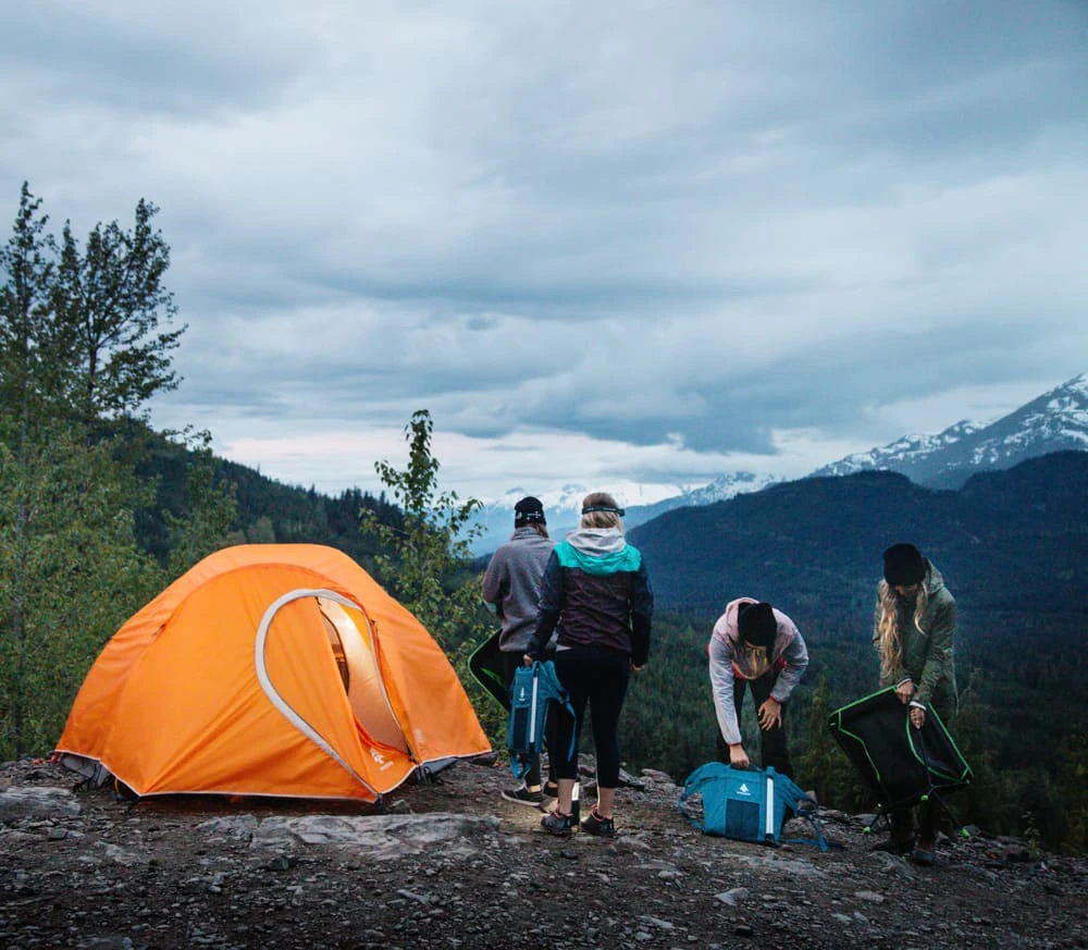 Woods Pinnacle 4-Season, 4-Person Lightweight Camping Dome Tent W/ Vestibule, Rain Fly & Carry Bag 13 Woods Pinnacle 4-Season, 4-Person Lightweight Camping Dome Tent W/ Vestibule, Rain Fly & Carry Bag - Image 11