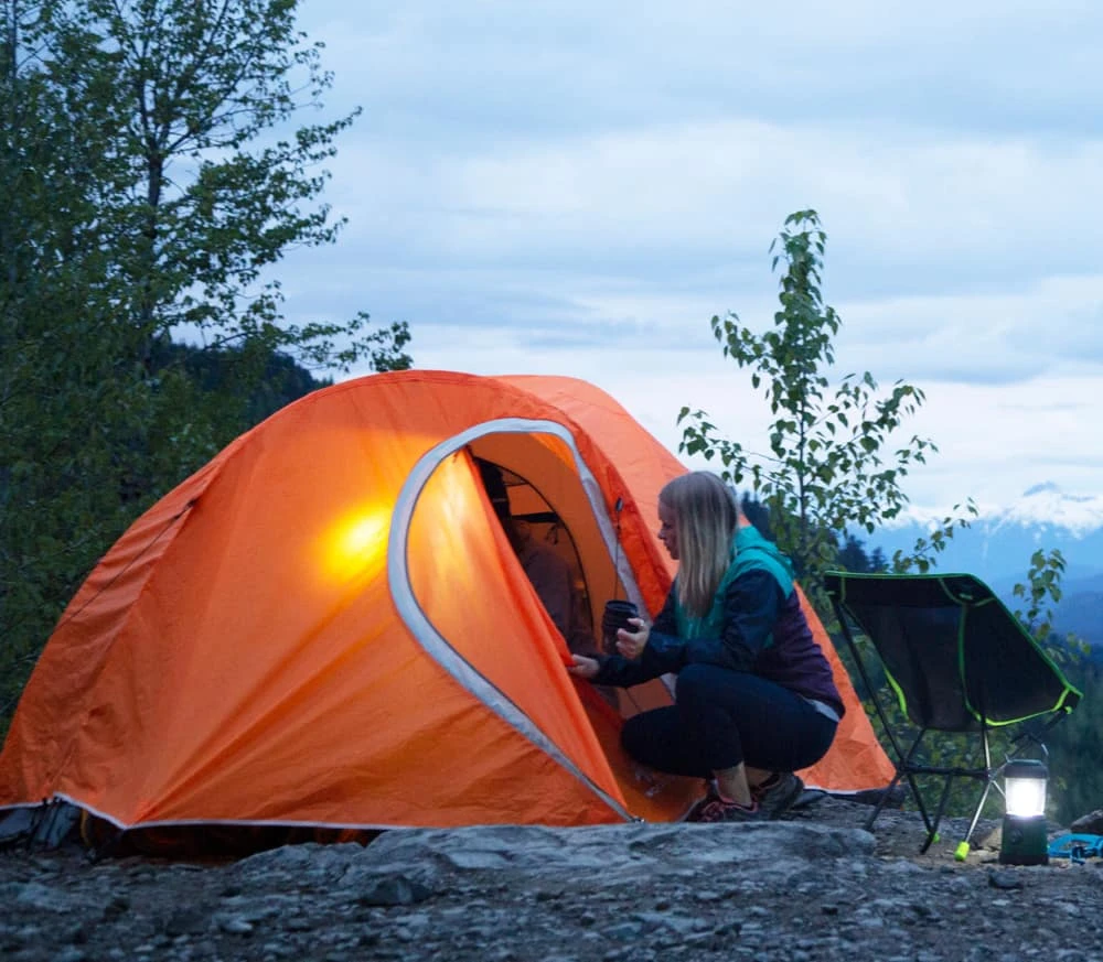 Woods Pinnacle 4-Season, 4-Person Lightweight Camping Dome Tent W/ Vestibule, Rain Fly & Carry Bag 16 Woods Pinnacle 4-Season, 4-Person Lightweight Camping Dome Tent W/ Vestibule, Rain Fly & Carry Bag - Image 14