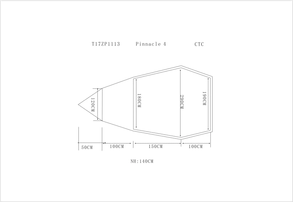 Woods Pinnacle 4-Season, 4-Person Lightweight Camping Dome Tent W/ Vestibule, Rain Fly & Carry Bag 11 Woods Pinnacle 4-Season, 4-Person Lightweight Camping Dome Tent W/ Vestibule, Rain Fly & Carry Bag - Image 9