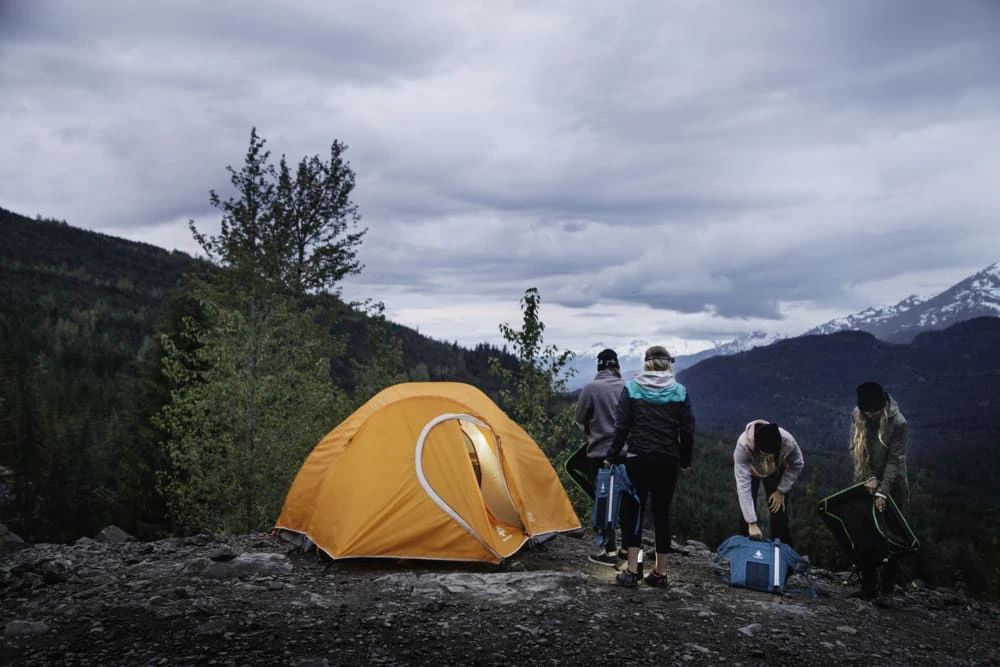 Woods Pinnacle 4-Season, 4-Person Lightweight Camping Dome Tent W/ Vestibule, Rain Fly & Carry Bag 14 Woods Pinnacle 4-Season, 4-Person Lightweight Camping Dome Tent W/ Vestibule, Rain Fly & Carry Bag - Image 12