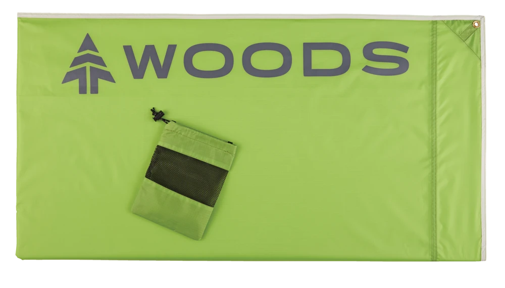 Woods Lightweight Waterproof Backpacking Camping Tarp W/ Metal Grommets & Storage Bag, 3m X 2m 4 Woods Lightweight Waterproof Backpacking Camping Tarp W/ Metal Grommets & Storage Bag, 3m X 2m - Image 2