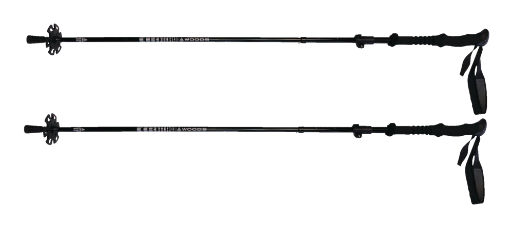 Woods Collapsible Adjustable Aluminium Trekking Poles W/ Carry Bag For Hiking & Walking 4 Woods Collapsible Adjustable Aluminium Trekking Poles W/ Carry Bag For Hiking & Walking - Image 2