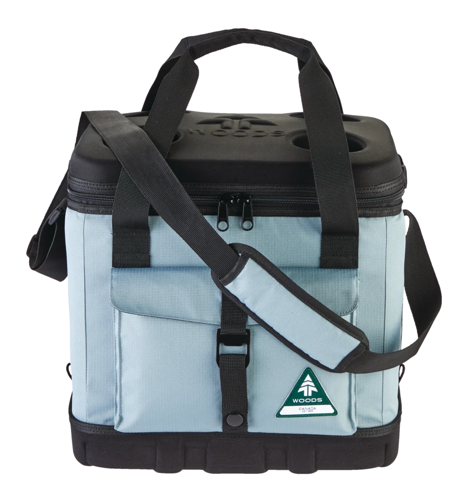 Woods™ Glacial Soft Cooler, 24 Can Capacity, 20-L, Slate Grey 4 Woods™ Glacial Soft Cooler, 24 Can Capacity, 20-L, Slate Grey - Image 2