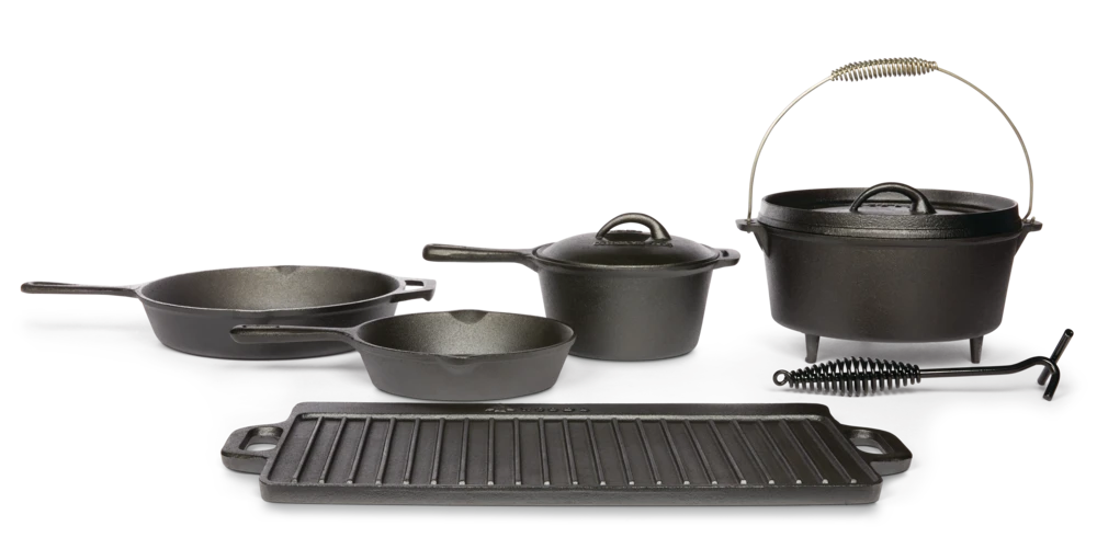 Woods™ Heritage Cast Iron Non-Stick Camping Cook Set 4 Woods™ Heritage Cast Iron Non-Stick Camping Cook Set - Image 2