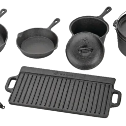Woods™ Heritage Cast Iron Non-Stick Camping Cook Set 13 Woods™ Heritage Cast Iron Non-Stick Camping Cook Set -Wander Camp Shop woods heritage cast iron cook set 9 piece bd5dedfc bd14 497f 9f35 6aa460ad812d