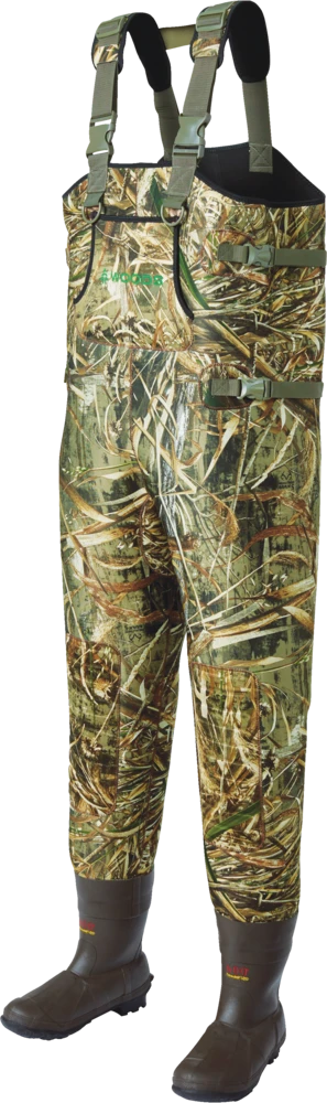 Woods Big Man Neoprene Bootfoot Chest Wader, Camo 3 Woods Big Man Neoprene Bootfoot Chest Wader, Camo