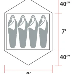 Woods Lookout 3-Season, 4-Person Camping Dome Tent W/ Vestibule, Rain Fly & Carry Bag -Wander Camp Shop woods lookout 4 tent 3dca0702 4fa4 4c5f b7ee 5144c31d8aff
