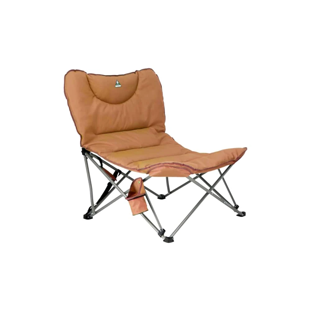 Woods Mammoth Padded Oversized Portable Folding Camping Quad Chair W/ Cup Holder & Carry Bag, Dijon 4 Woods Mammoth Padded Oversized Portable Folding Camping Quad Chair W/ Cup Holder & Carry Bag, Dijon - Image 2