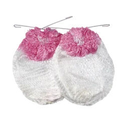 Woods™ Clip-On Standard Shape Universal Fit Lantern Mantles, Pink & White, 2-pk