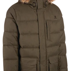 Woods Men's Kang Thermal Insulated Hooded Winter Parka Jacket Warm Water-Resistant, Olive