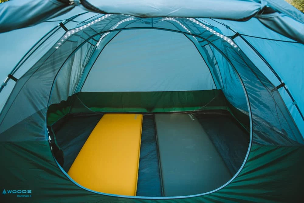 Woods™ ILLUMINATE Tent, 4-Person, PWR POD Compatible 14 Woods™ ILLUMINATE Tent, 4-Person, PWR POD Compatible - Image 12