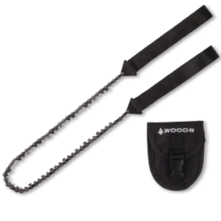 Woods Emergency Outdoor Survival Pocket Saw For Camping & Hiking, W/ Carry Case