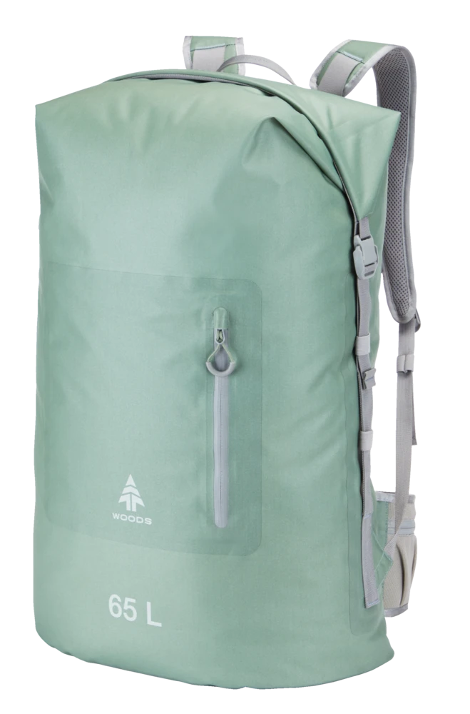 Woods Portage Roll Top Waterproof Dry Backpack For Camping/Hiking/Canoeing/Kayaking, 65-L 3 Woods Portage Roll Top Waterproof Dry Backpack For Camping/Hiking/Canoeing/Kayaking, 65-L