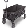 Woods Outdoor Collapsible Folding Utility Standard Wagon W/ Carry Bag, 150 Lb Capacity, Black -Wander Camp Shop woods porter folding wagon 61519ca6 4a2e 4e60 aa7c b202451a1014