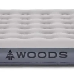 Woods Queen Single-High Inflatable Air Mattress/Airbed W/ 2-in-1 Pump For AC/DC Outlets -Wander Camp Shop woods queen airbed with pump c1ffd2ad 985b 4119 a42b 545c7e61cf15