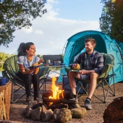 Woods Refuge 3-Season, 6-Person, 2-Room Easy Set-Up Camping Tent W/ Divider, Vestibule & Carry Bag 24 Woods Refuge 3-Season, 6-Person, 2-Room Easy Set-Up Camping Tent W/ Divider, Vestibule & Carry Bag -Wander Camp Shop woods refuge 6 person tent 6b6d92a5 dcd2 4798 8edb 431837999521