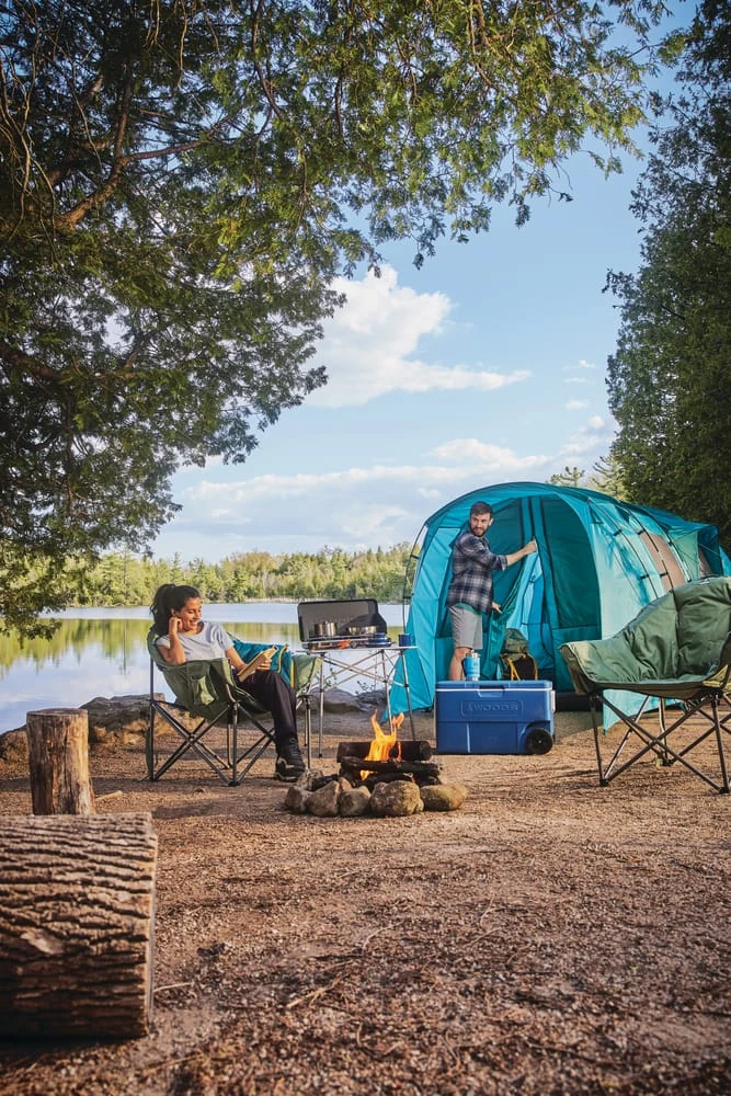 Woods Terra Powerlite Folding Camping Chair With Sand/Snow Platform & Carry Bag 11 Woods Terra Powerlite Folding Camping Chair With Sand/Snow Platform & Carry Bag - Image 9