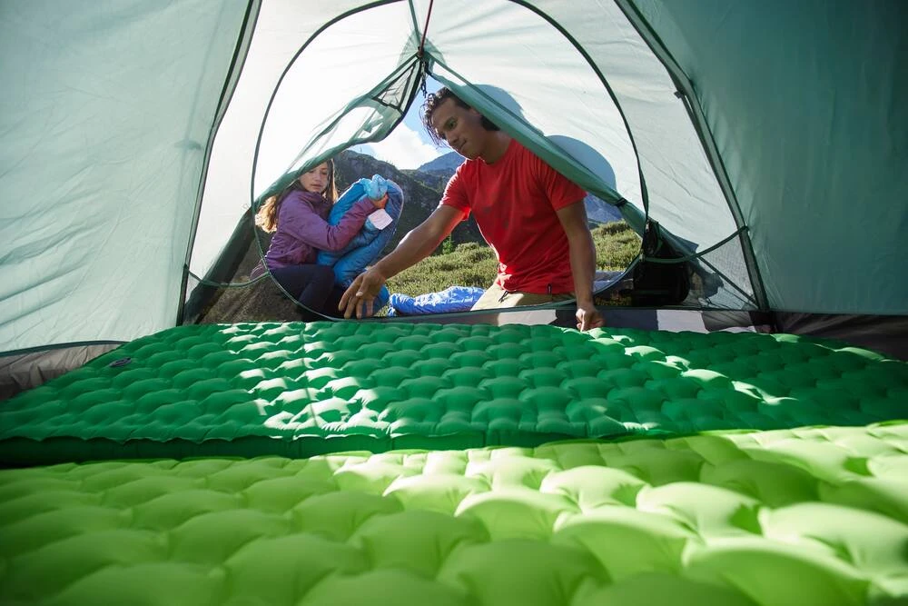 Woods Expedition Ultra-Light Revo RS Single Inflatable Camping Sleeping Pad/Air Mat With Repair Kit, 3.5-In 8 Woods Expedition Ultra-Light Revo RS Single Inflatable Camping Sleeping Pad/Air Mat With Repair Kit, 3.5-In - Image 6