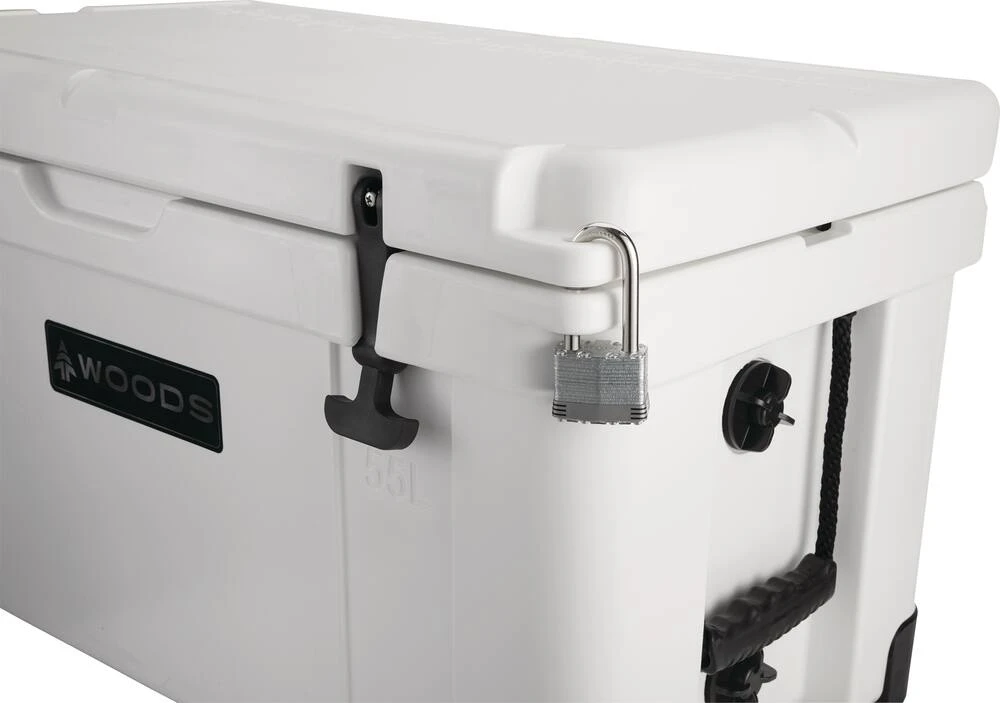 Woods ARCTIC Roto-Moulded Cooler, 55-L, Arctic White 11 Woods ARCTIC Roto-Moulded Cooler, 55-L, Arctic White - Image 9