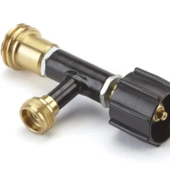 Woods™ Brass & Steel Single Appliance Tank Converter For Camping, 20-lb