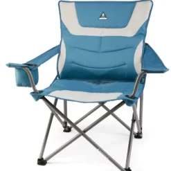 Woods Strathcona Fully Padded Portable Folding Camping Bucket Chair W/ Cup Holder & Carry Bag -Wander Camp Shop woods truesleep double high airbed twin 5f178e9c 54c5 4186 b67b ba16d4feab8d 1