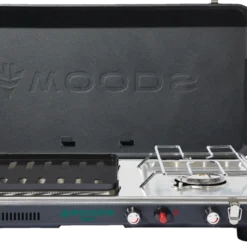 Woods™ Twofold Grill/Burner 18,000 BTUs Propane Camp Stove -Wander Camp Shop woods twofold grill burner propane stove 66bfe13e 3858 456a 8a7b e4eab6b86b02