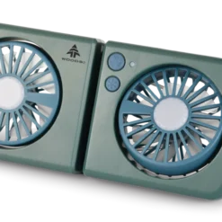 Woods™ Oroshi Battery-Powered Compact Camping Tent Fan & Tent Light W/ Power Bank