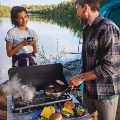 Woods™ Quick Fire Double-Burner 20,000 BTUs Electric Start Camp Stove 8 Woods™ Quick Fire Double-Burner 20,000 BTUs Electric Start Camp Stove -Wander Camp Shop woods viand 4 piece camp pot set 2eb329ac fe83 4e3b ba0a 6e0ad9d135e6