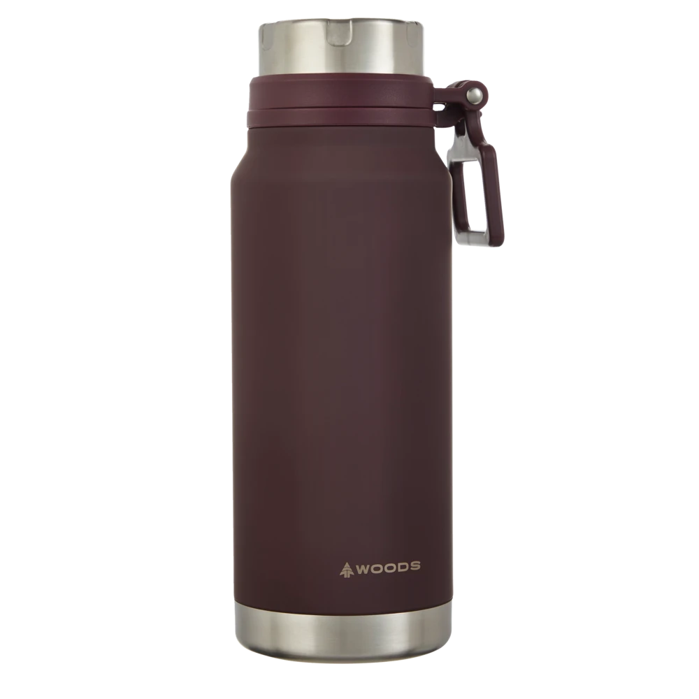 Woods™ Wide Mouth Camping Water Bottle 950-mL, Assorted Colours 3 Woods™ Wide Mouth Camping Water Bottle 950-mL, Assorted Colours